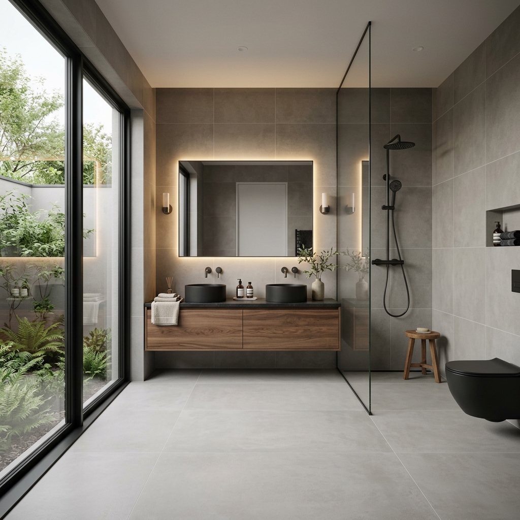 Concrete Look Vitrified Tiles